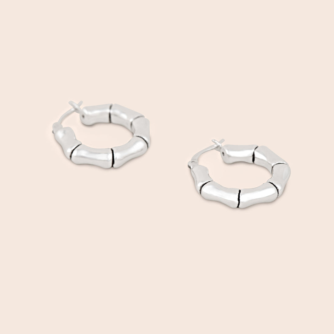 Bamboo Hoop Earrings - Gemlet