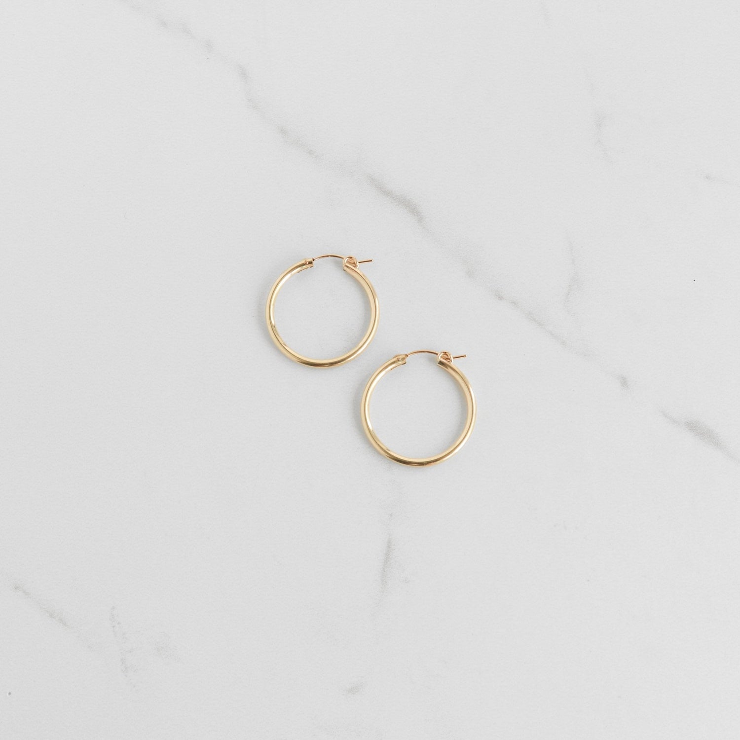 Classic Hinged Hoop Earrings - Gemlet