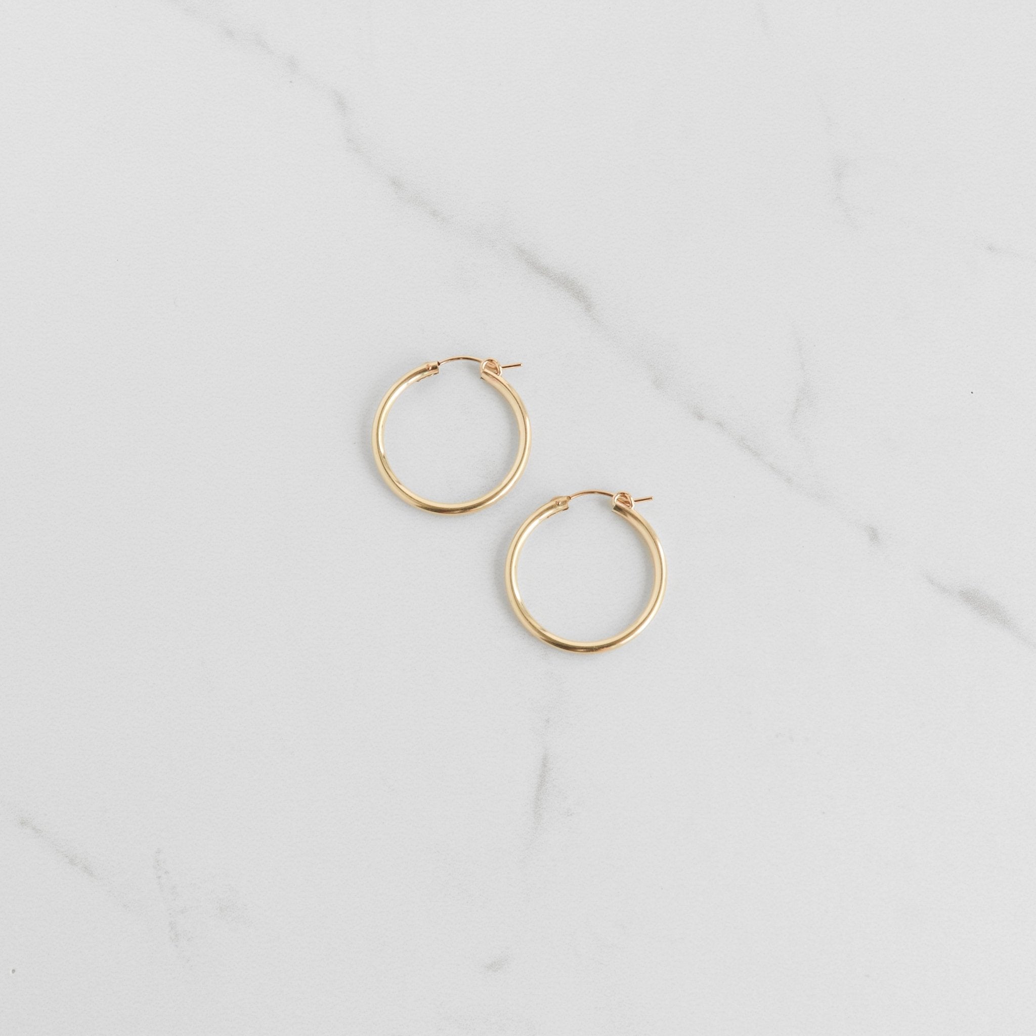 Classic Hinged Hoop Earrings - Gemlet