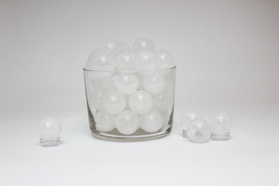 Clear Quartz Crystal Tumble Sphere - Gemlet
