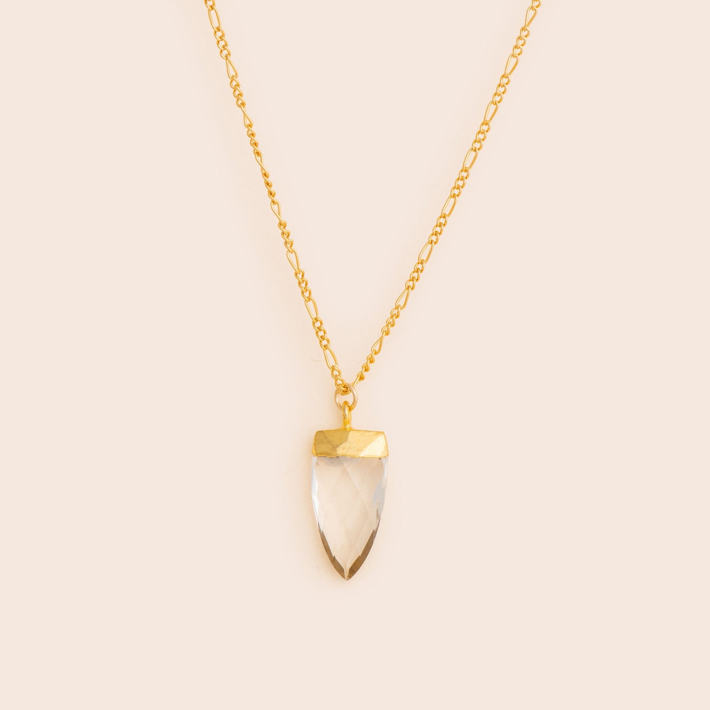 Load image into Gallery viewer, Clear Quartz Horn Necklace - Gemlet
