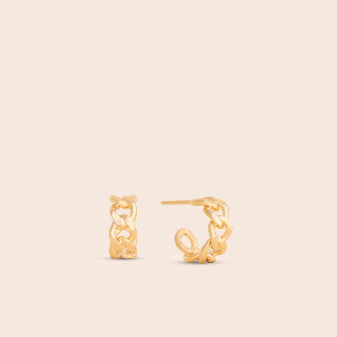 Cuban Link Chain Huggie Earrings - Gemlet