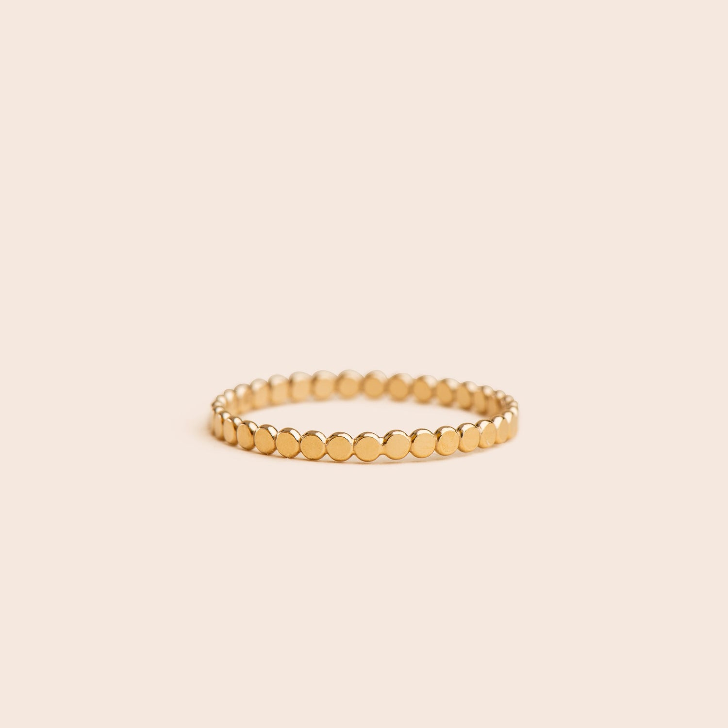 Dainty Dots - Gold Filled Stacking Ring - Gemlet