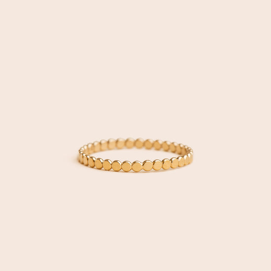Dainty Dots - Gold Filled Stacking Ring - Gemlet
