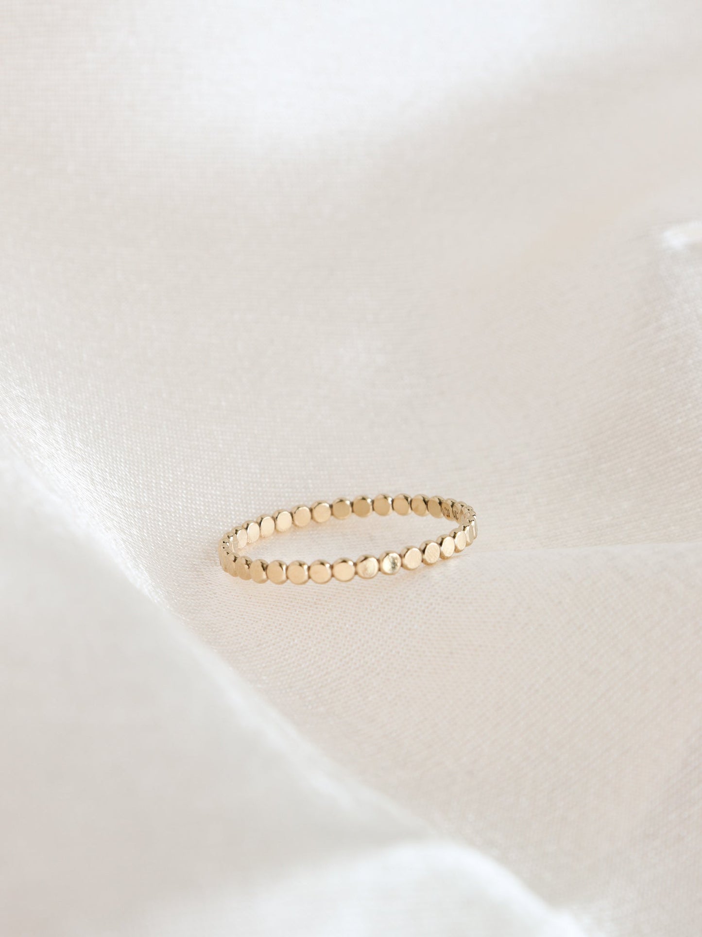 Load image into Gallery viewer, Dainty Dots - Gold Filled Stacking Ring - Gemlet
