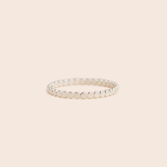 Dainty Dots - Sterling Silver Stacking Ring - Gemlet