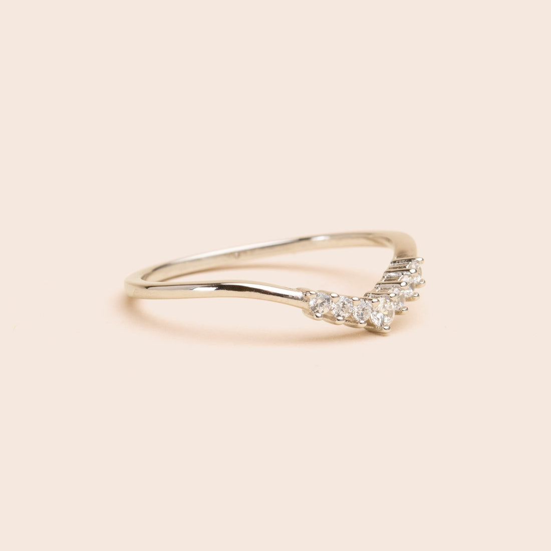 Diamond Chevron Ring - Gemlet