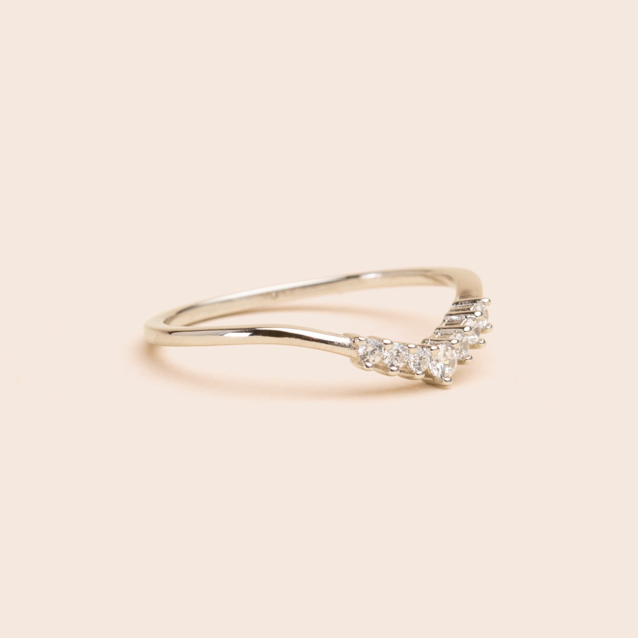 Diamond Chevron Ring - Gemlet