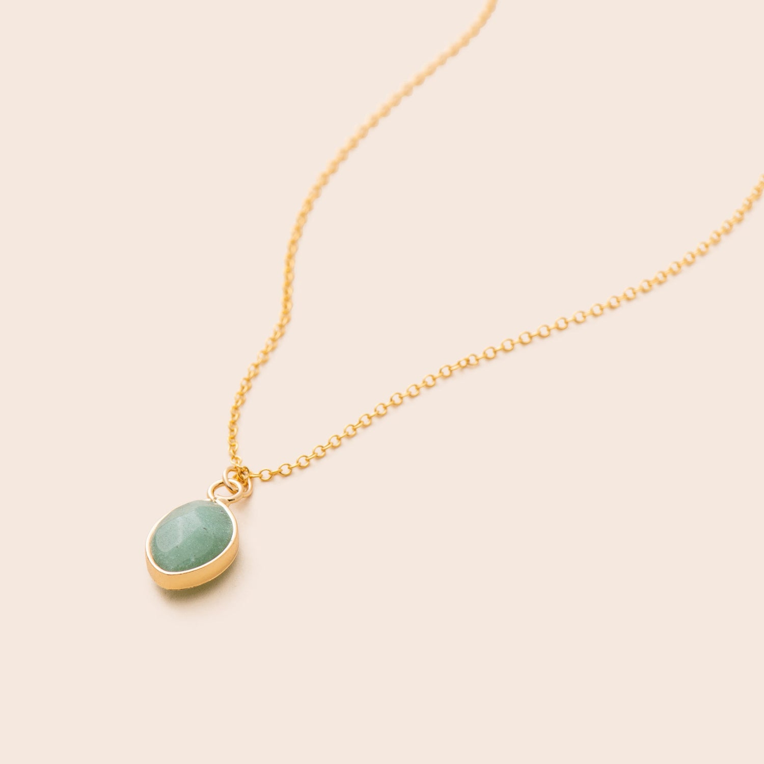 Jade Oval Necklace - Gemlet