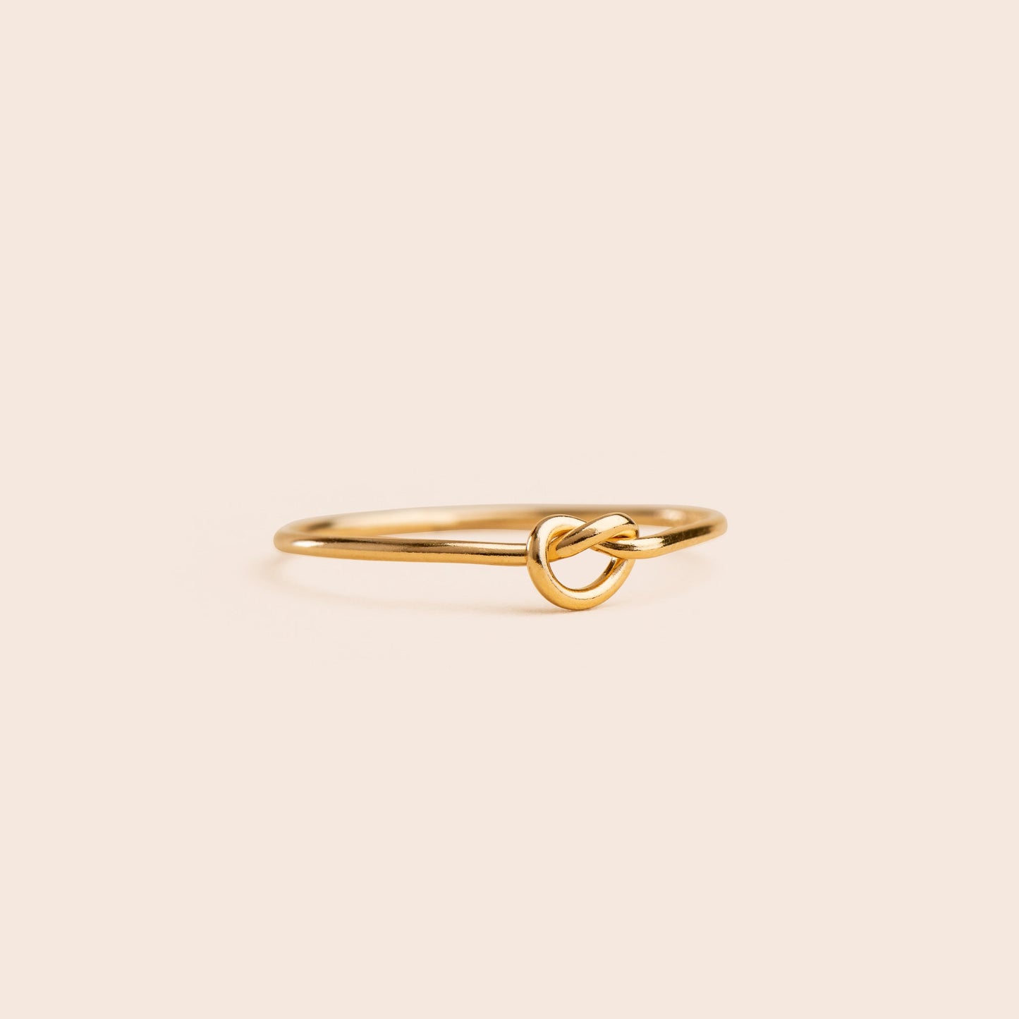 Love Knot - Gold Filled Stacking Ring - Gemlet