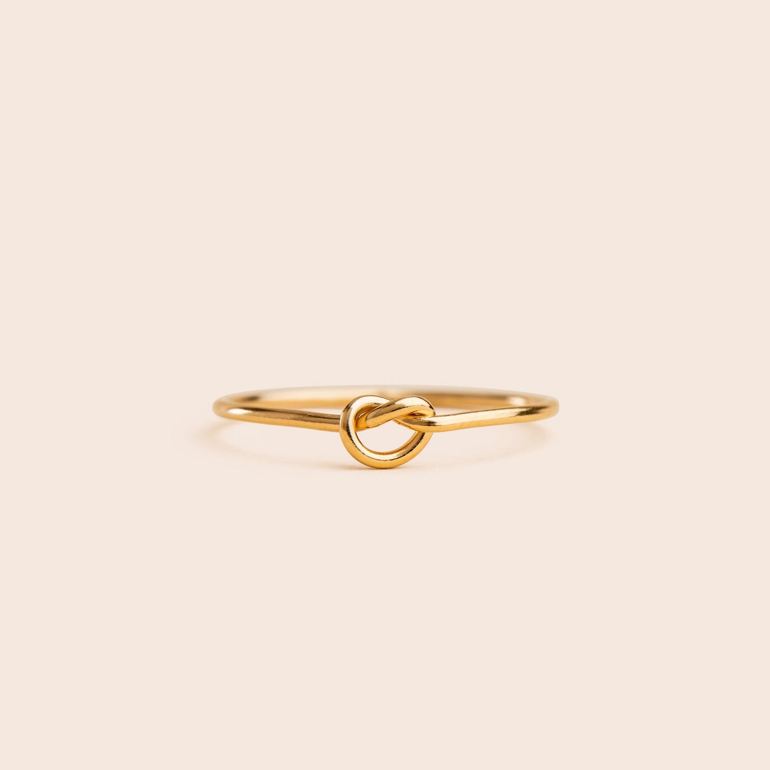 Love Knot - Gold Filled Stacking Ring - Gemlet