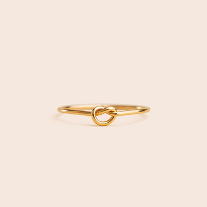 Love Knot - Gold Filled Stacking Ring - Gemlet