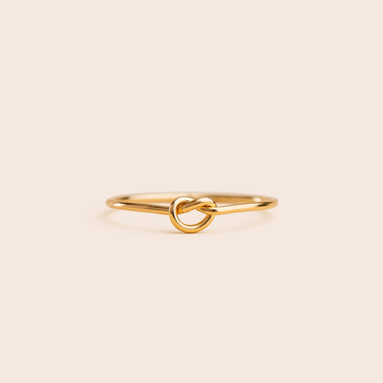 Love Knot - Gold Filled Stacking Ring - Gemlet