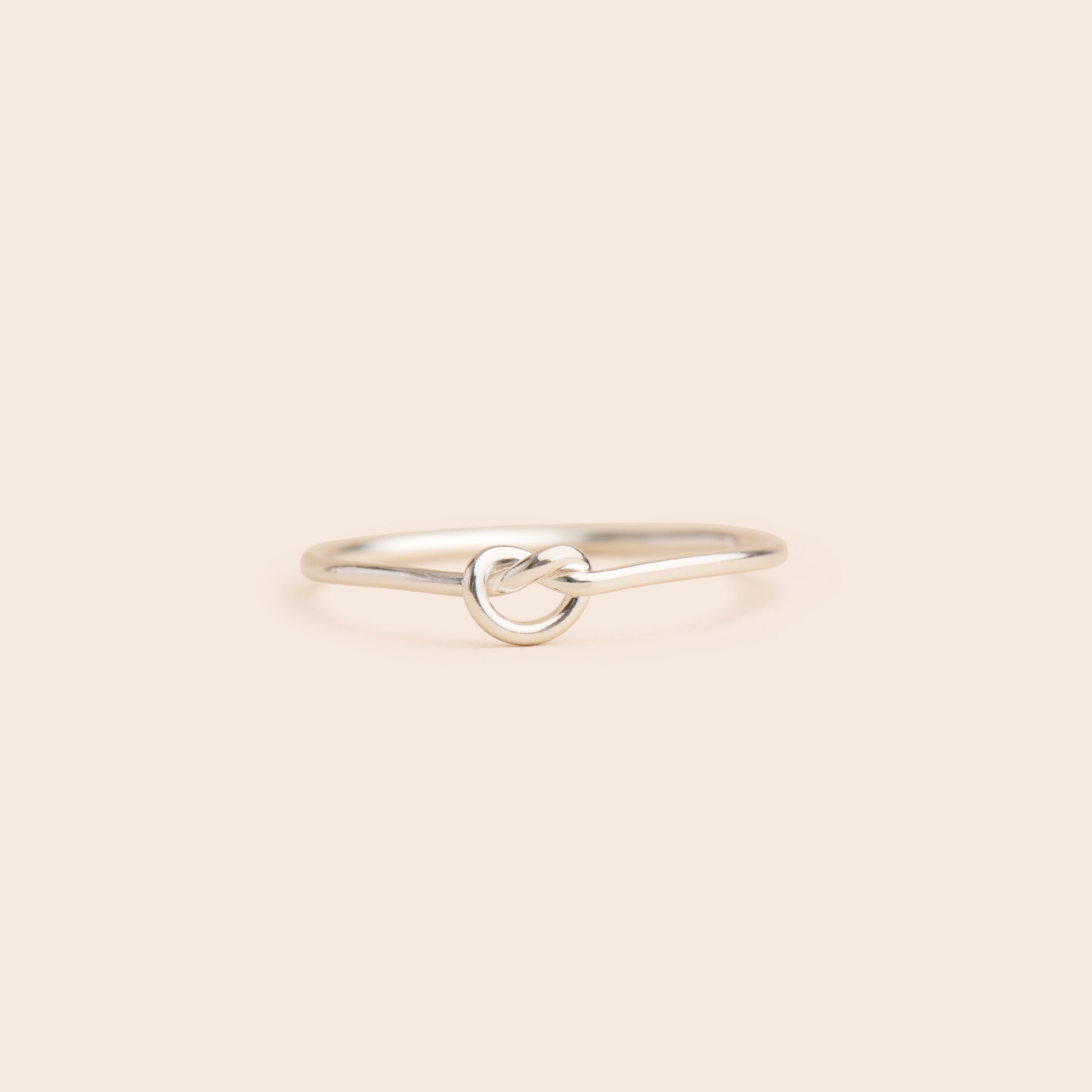 Love Me Knot - Sterling Silver Stacking Ring - Gemlet