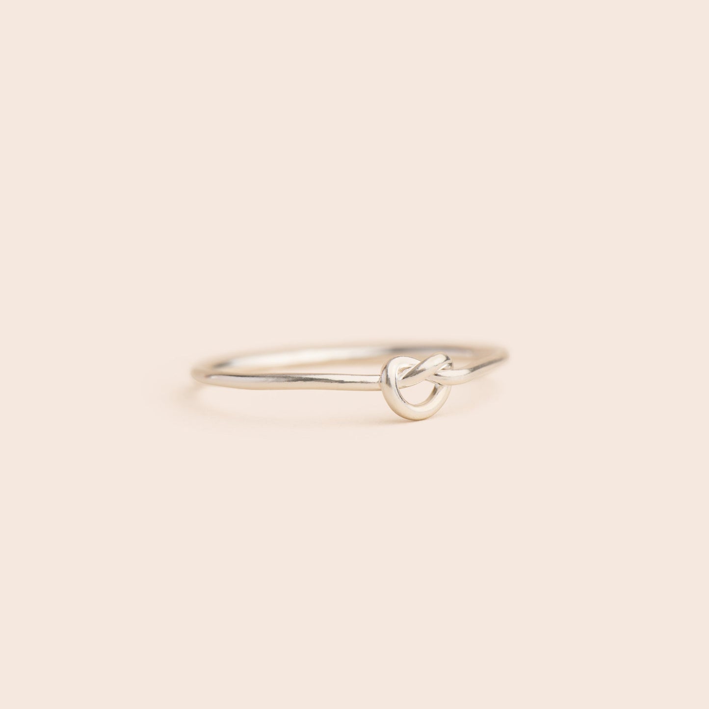 Love Me Knot - Sterling Silver Stacking Ring - Gemlet