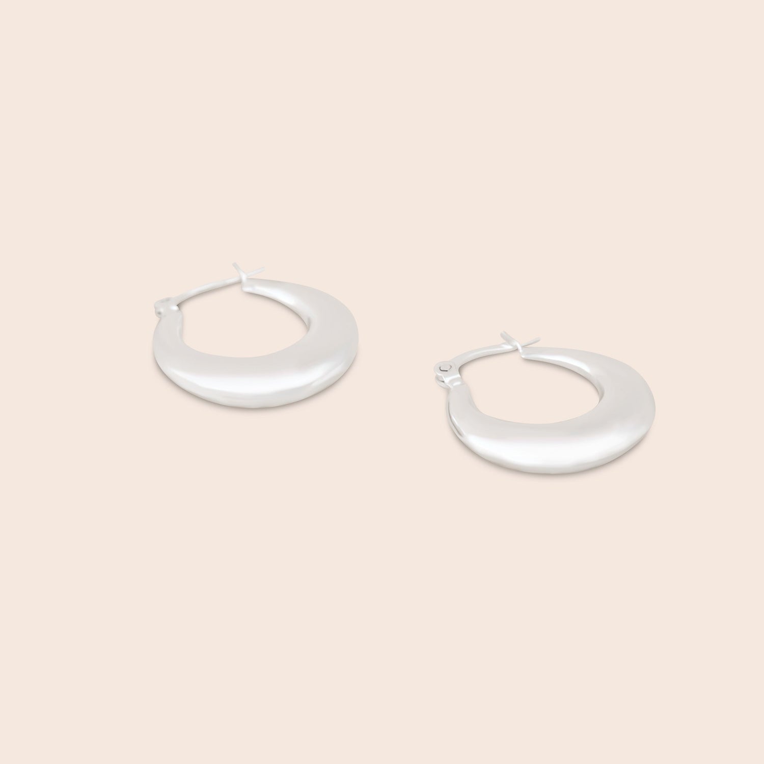 Moon Hoop Earrings - Gemlet