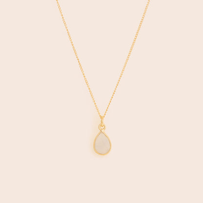 Moonstone Teardrop Necklace - Gemlet