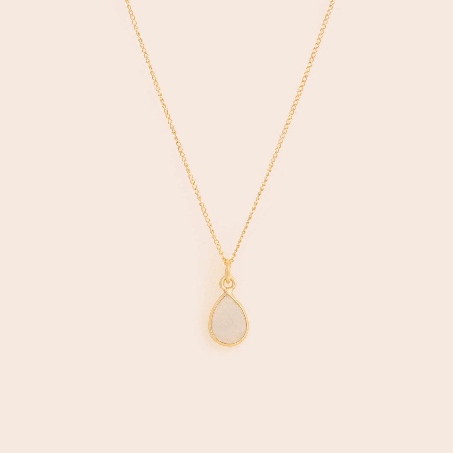 Load image into Gallery viewer, Moonstone Teardrop Necklace - Gemlet
