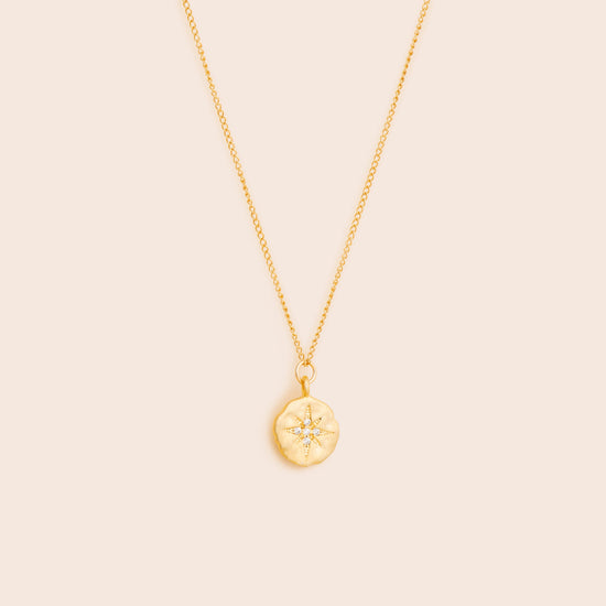 Northern Star Medallion Necklace - Gold Filled - Gemlet
