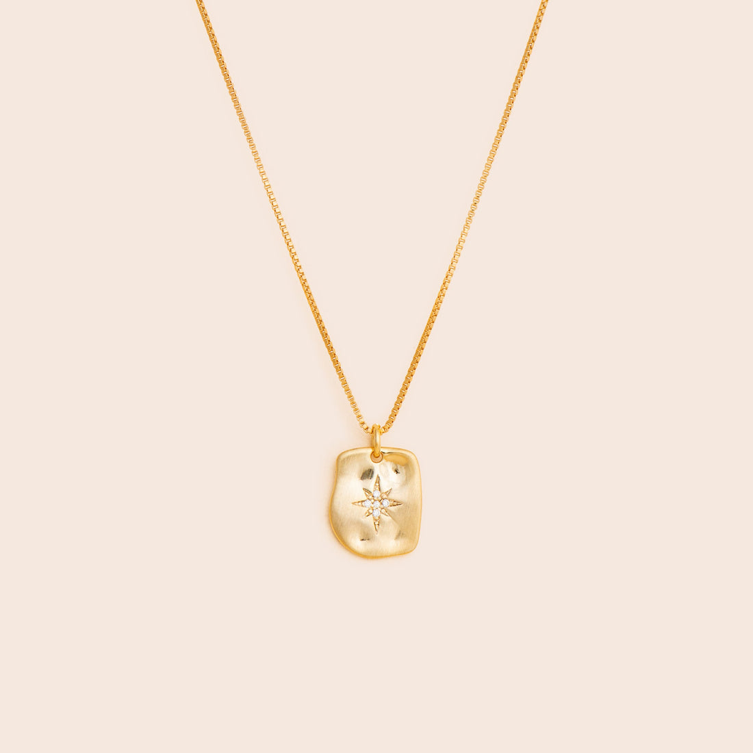 Northern Star Tag Necklace - Gold Filled - Gemlet