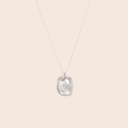 Northern Star Tag Necklace - Sterling Silver - Gemlet
