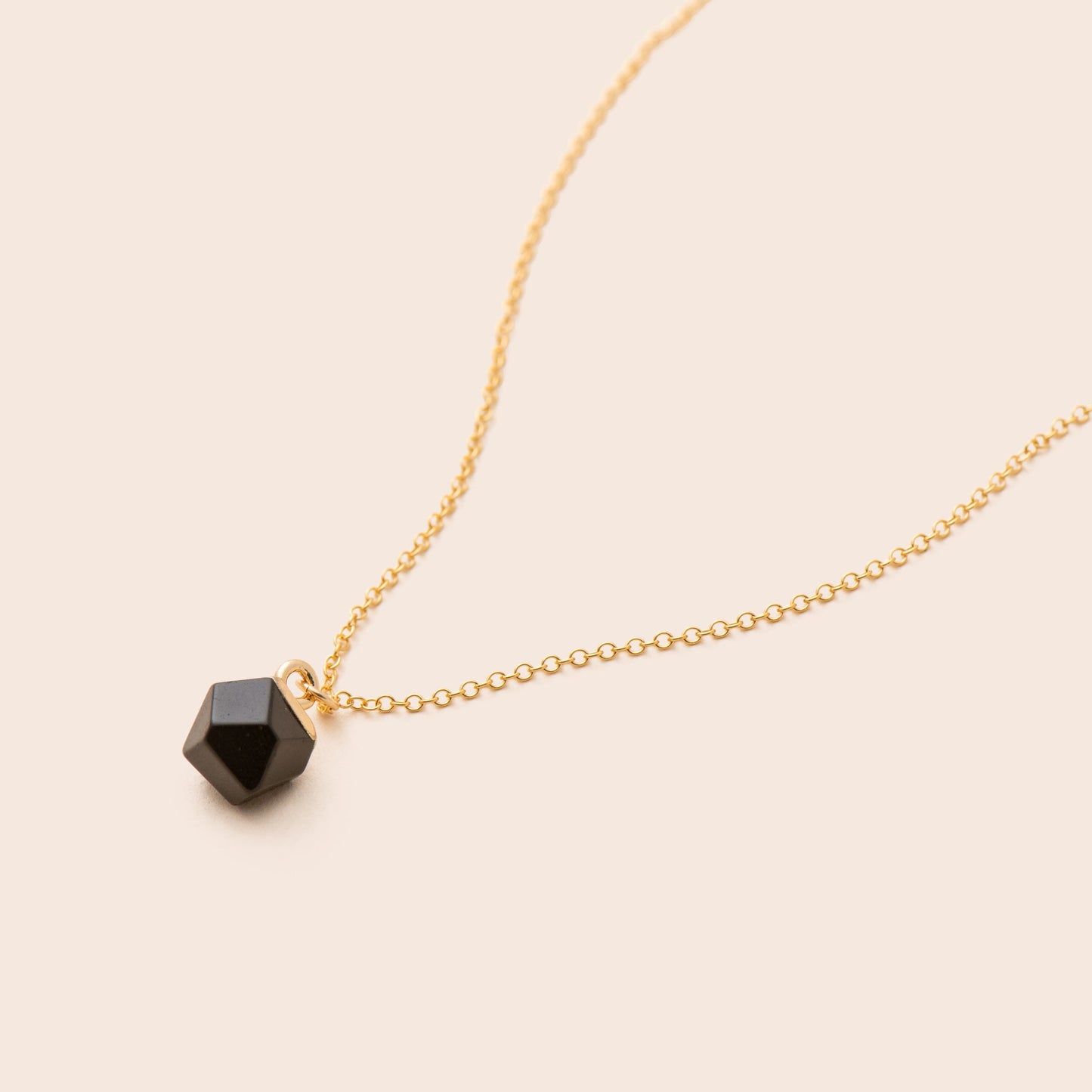 Load image into Gallery viewer, Onyx Nugget Necklace - Gemlet
