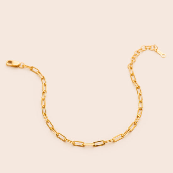 Paper Clip Chain Bracelet - Gemlet