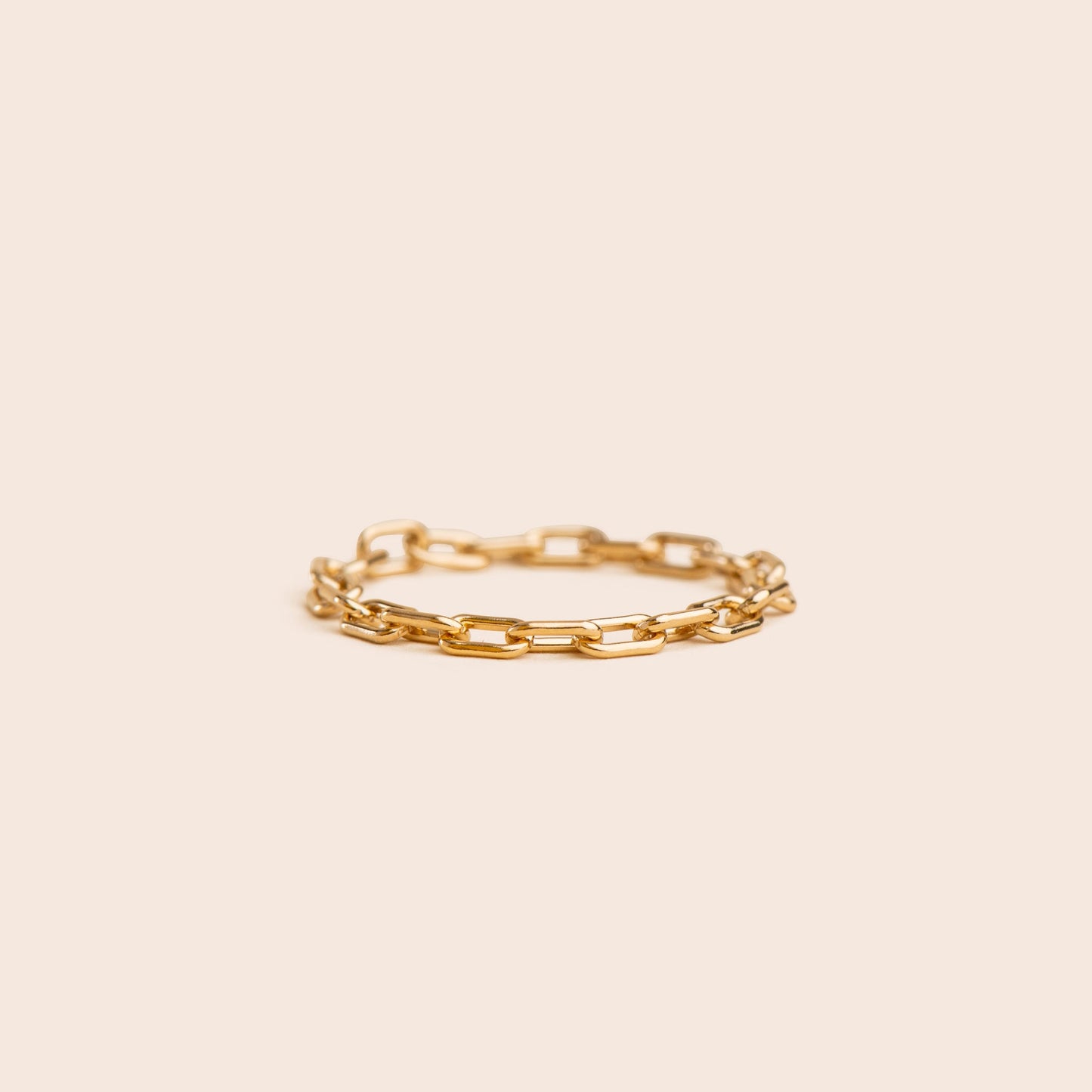 Load image into Gallery viewer, Paper Clip Chain - Gold Filled Stacking Ring - Gemlet
