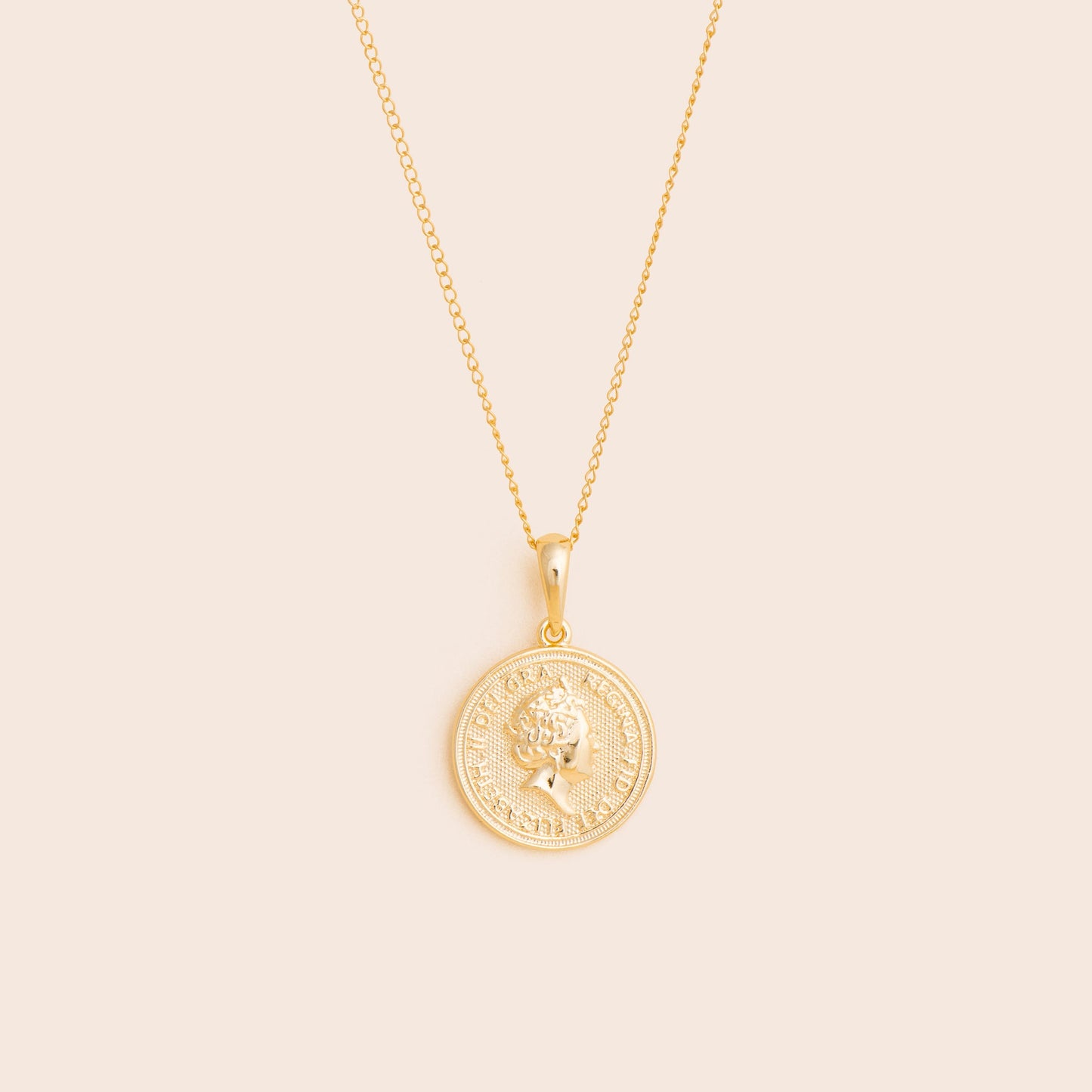 Queen Elizabeth Medallion Necklace - Gemlet