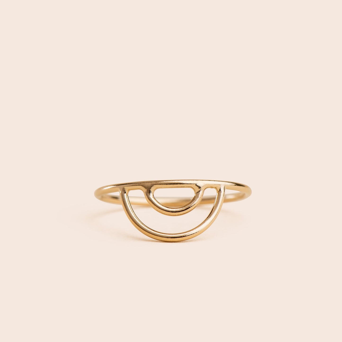 Load image into Gallery viewer, Rainbow - Gold Filled Stacking Ring - Gemlet

