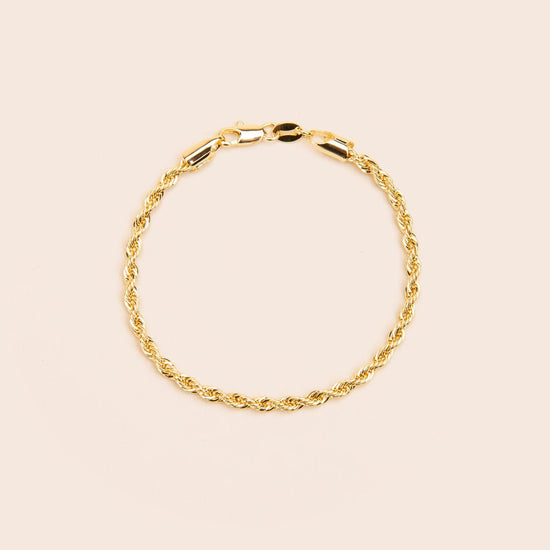Rope Chain Bracelet in Gold - Gemlet