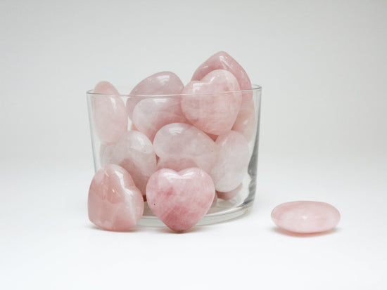 Rose Quartz Crystal Heart - Gemlet