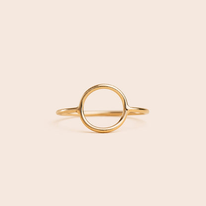 Saturn Circle - Gold Filled Stacking Ring - Gemlet