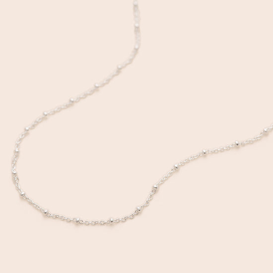 Silver Satellite Chain Necklace - Gemlet
