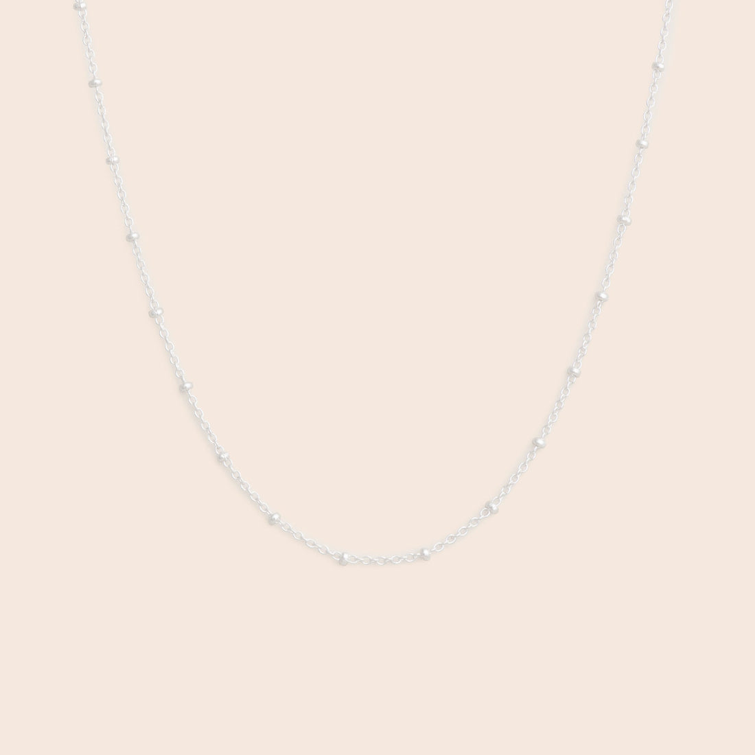 Silver Satellite Chain Necklace - Gemlet