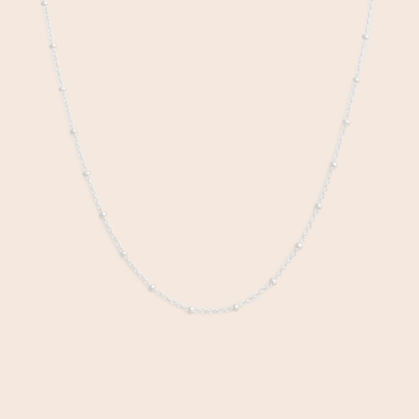Silver Satellite Chain Necklace - Gemlet