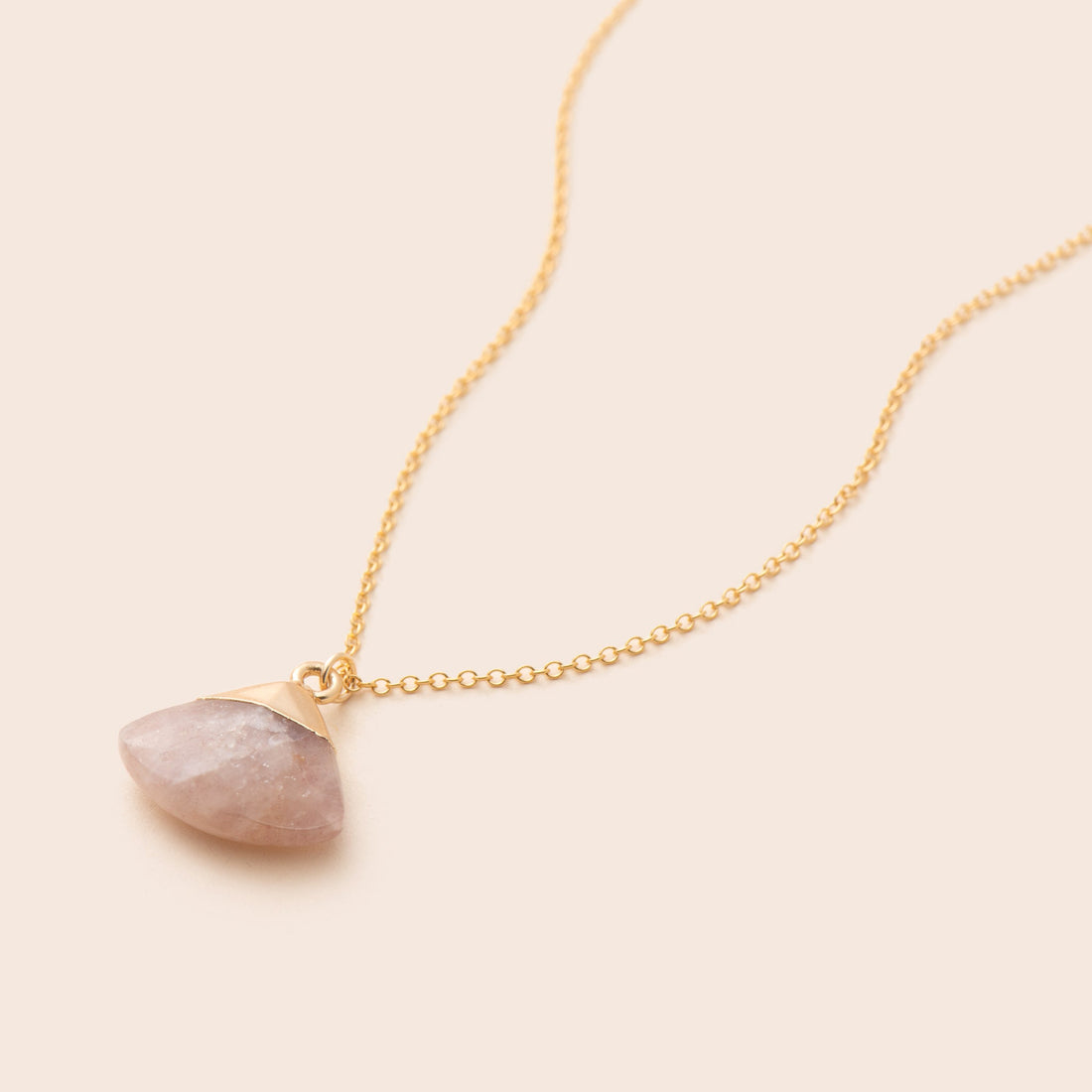 Sunstone Fan Necklace - Gemlet