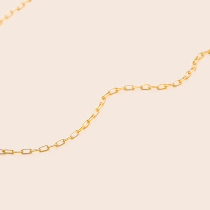 Thick Paper Clip Chain Necklace - Gemlet