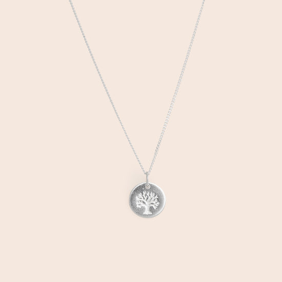 Load image into Gallery viewer, Tree of Life Necklace - Sterling Silver - Gemlet

