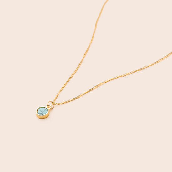 Turquoise Round Necklace - Gemlet