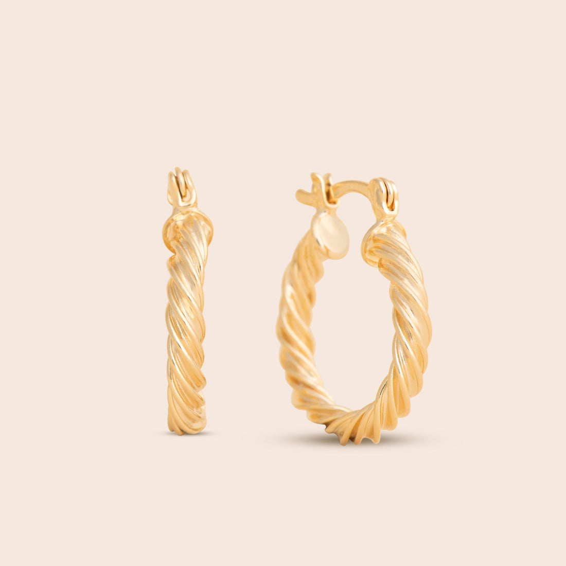 Twisted Hoop Earrings - Gemlet
