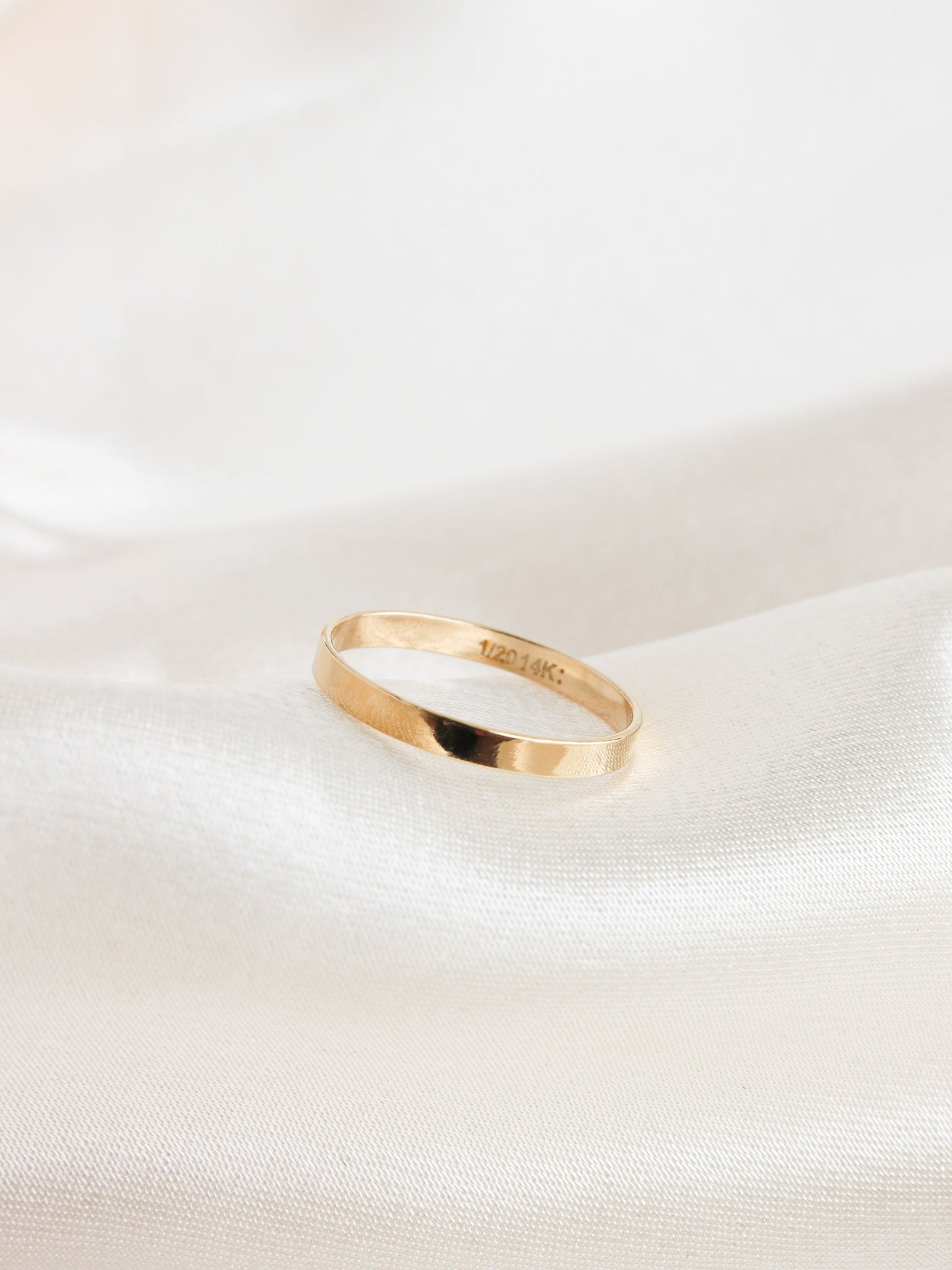 Load image into Gallery viewer, Wide Band - Gold Filled Stacking Ring - Gemlet
