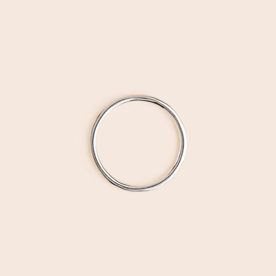 Wide Band - Sterling Silver Stacking Ring - Gemlet