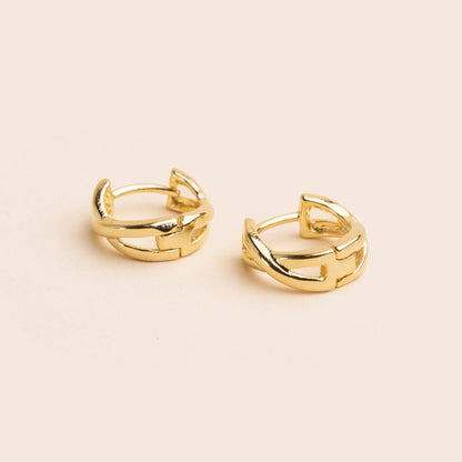 X Huggie Earrings - Gemlet